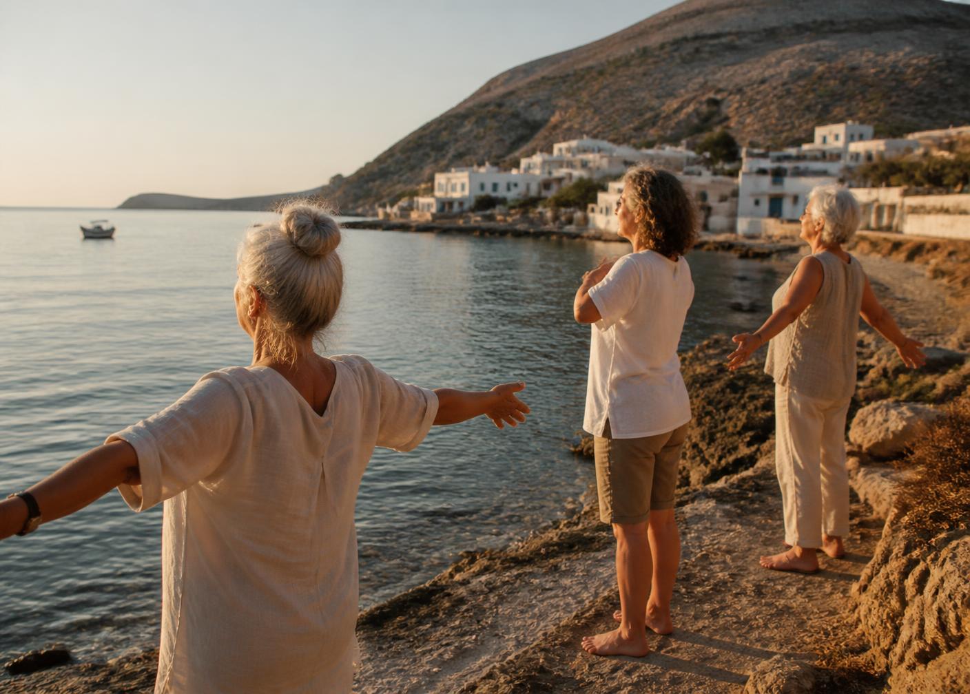 Morgendliche Aktivierung am Meer